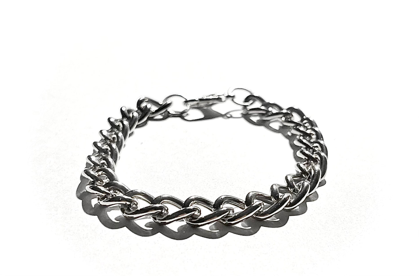 Rizz-Chain Armband (vernickelt)